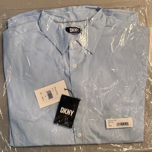 DKNY Sky Blue Men's Dress Shirt